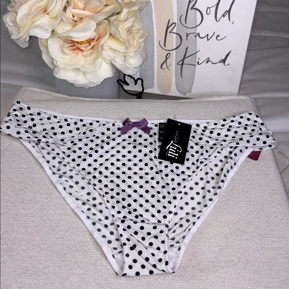 A La Folio Luli Lingerie Women’s Thong and Bikini Panties Set Luxury Intimates - Picture 11 of 16